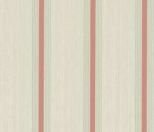 Обои Little Greene Painted Papers Cavendish Stripe - Brush Red 0286CVBRRED